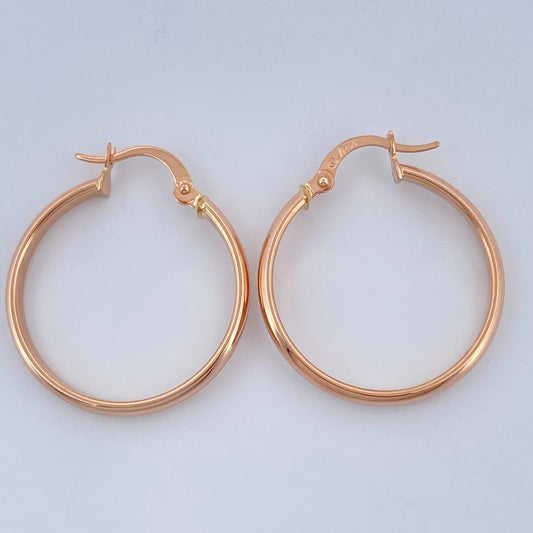 Candongas Nati 1.7gr / 1 in / Oro Rosa 18K %