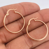 Candongas Nati 1.7gr / 1 in / Oro Rosa 18K %