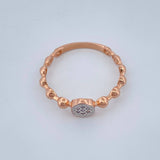 Hexagon Ring 1.6gr / Size 6 / 18K Gold +