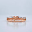 Bow Ring 1.9gr / Size 6 3/4 / 18K Gold +