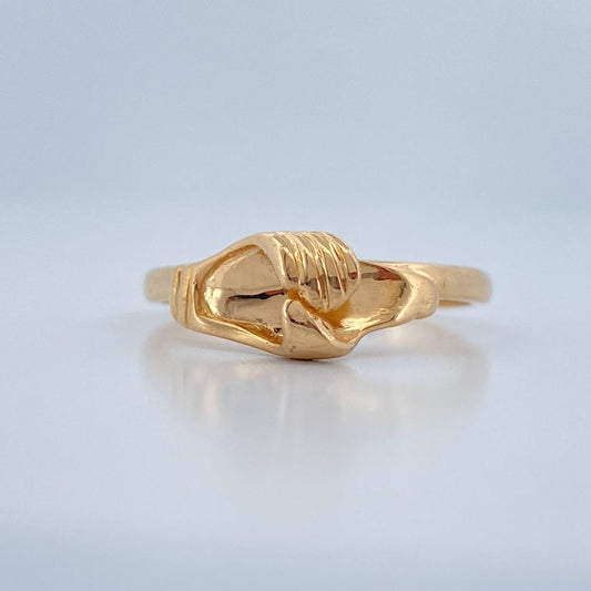 Ring Hand 3.1gr / T7 1/2 / Yellow Gold 18K %