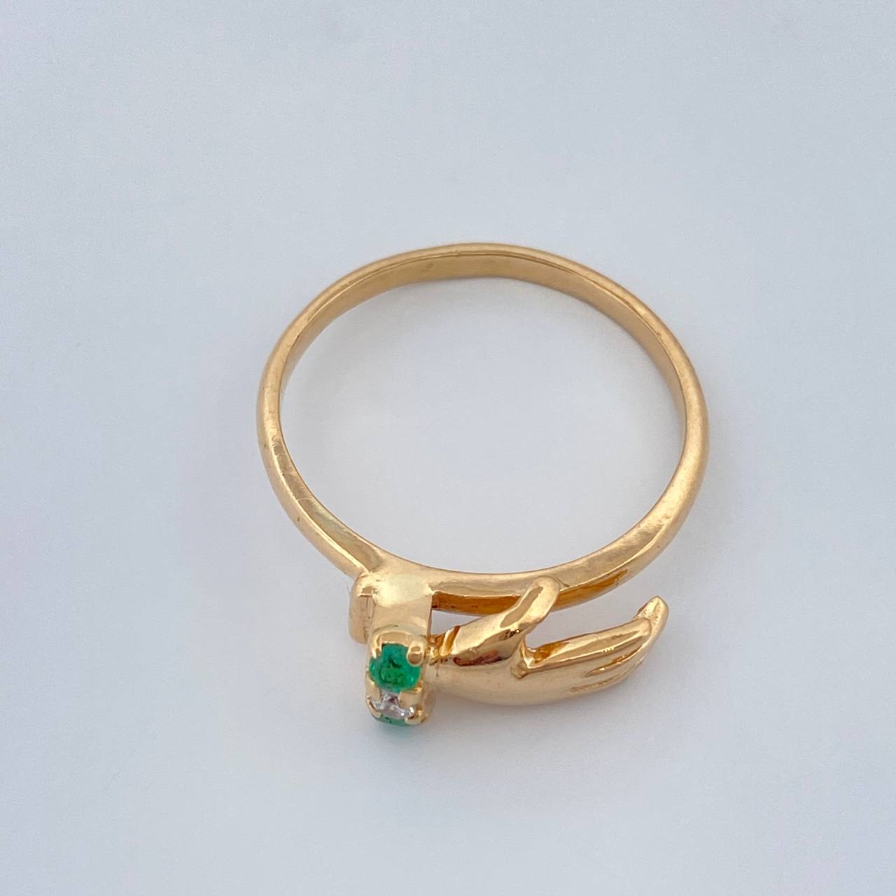 Anillo Mano 3.25gr / T7 1/2 / Oro Amarillo 18K %