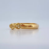 Anillo Infinito 0.9gr / T5 3/4 / Oro Amarillo 18K %