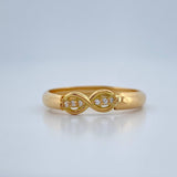 Anillo Infinito 0.9gr / T5 3/4 / Oro Amarillo 18K %