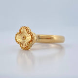 Clover Ring 2.3gr / T8 1/4 / 18K Yellow Gold +