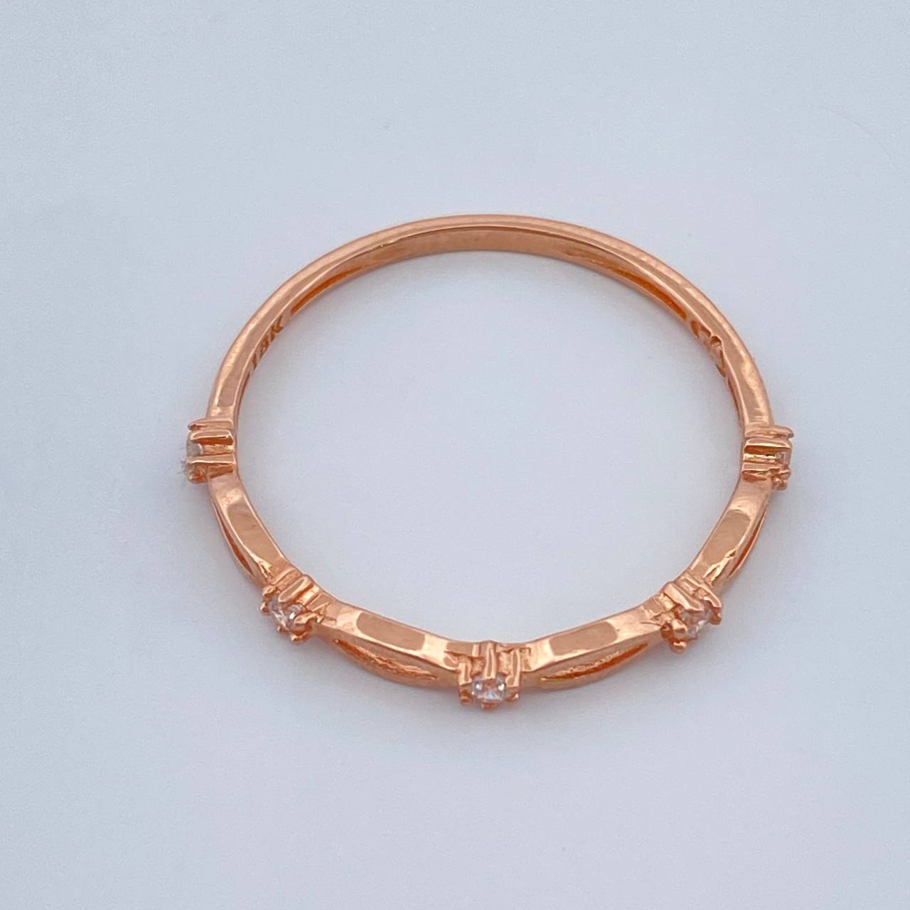 Wave Ring 1gr / Size 7 / 18K Gold +