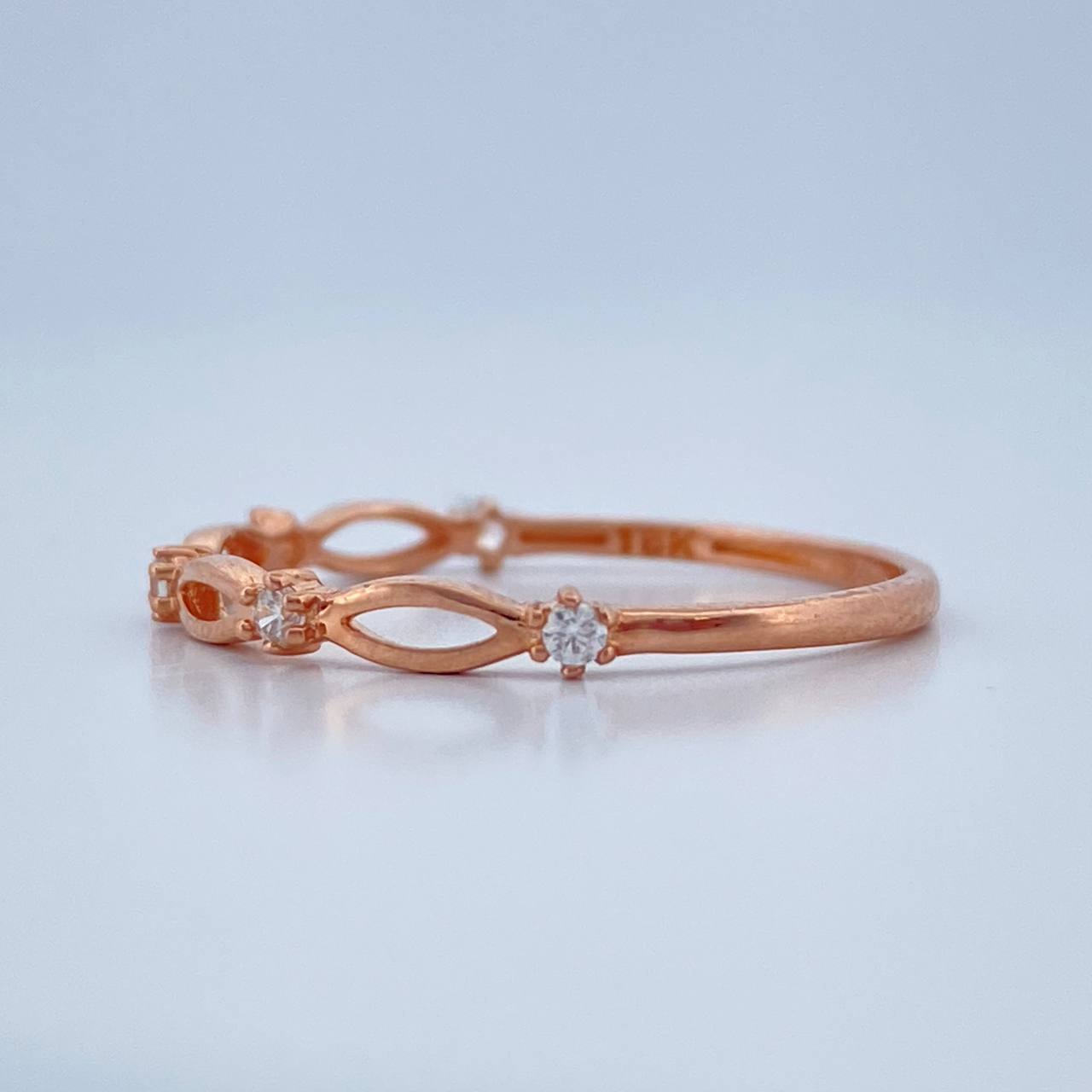 Wave Ring 1gr / Size 7 / 18K Gold +
