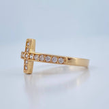 Anillo Cruz 1.85gr / T6 / Oro Amarillo 18K %