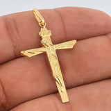 Dije Cruz Cristo 1.45gr / 1 3/4 in / Oro Amarillo 18K %