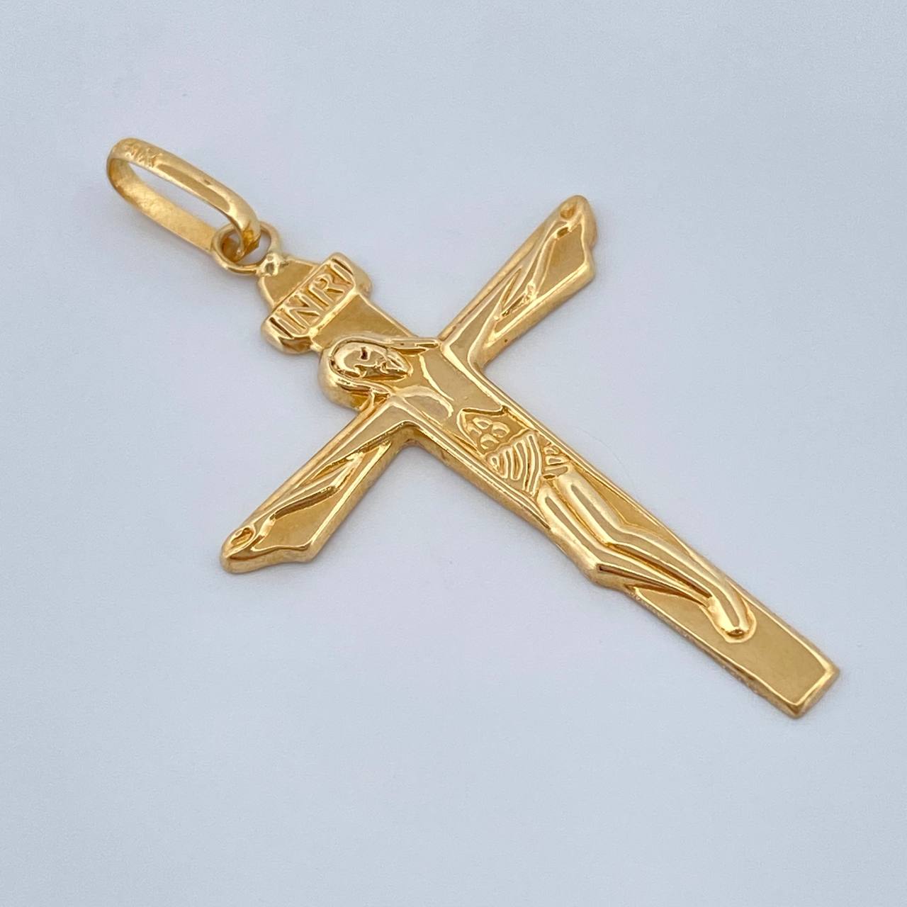 Dije Cruz Cristo 1.45gr / 1 3/4 in / Oro Amarillo 18K %