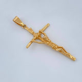 Cruz Cristo 3.7gr / 1 3/4 in / Oro Amarillo 18 %