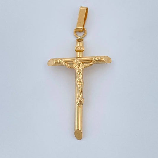Dije Cruz Cristo 1.35gr / 1 1/2 in / Oro Amarillo 18K %