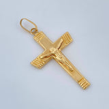 Dije Cruz Cristo 1.5gr / 1 1/2 in / Oro Amarillo 18K %