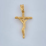 Dije Cruz Cristo 1.25gr / 1 in / Oro Amarillo 18K %