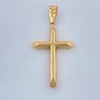 Pendant Cross 1.3gr / 1 3/4 in / 18K Yellow Gold %