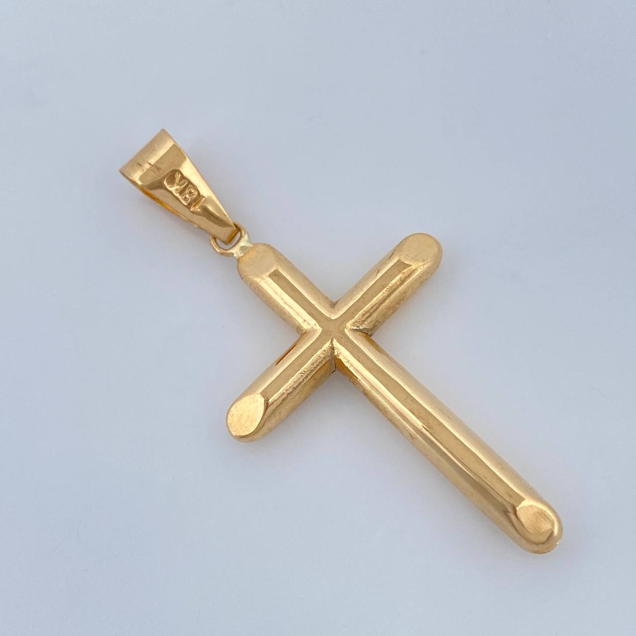 Pendant Cross 1.3gr / 1 3/4 in / 18K Yellow Gold %