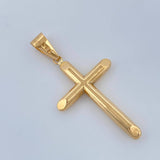 Pendant Cross 1.3gr / 1 3/4 in / 18K Yellow Gold %