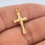 Dije Cruz Cristo 0.5gr / 1 in / Oro Amarillo 18K %