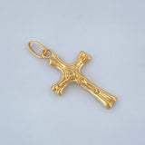 Dije Cruz Cristo 0.5gr / 1 in / Oro Amarillo 18K %