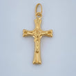 Dije Cruz Cristo 0.5gr / 1 in / Oro Amarillo 18K %