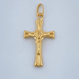 Dije Cruz Cristo 0.5gr / 1 in / Oro Amarillo 18K %