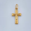 Dije Cruz Cristo 0.45gr / 3/4 in / Oro Amarillo 18K %
