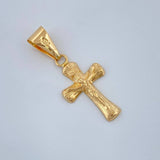 Dije Cruz Cristo 0.6gr / 1 in / Oro Amarillo 18K %