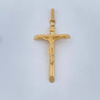Pendant Cross Christ 1.95gr / 2 in / Yellow Gold 18K %