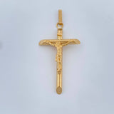 Dije Cruz Cristo 2.1gr / 2 in / Oro Amarillo 18K %