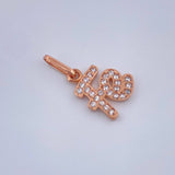 Dije Fe 0.85gr / Oro Rosa 18K %