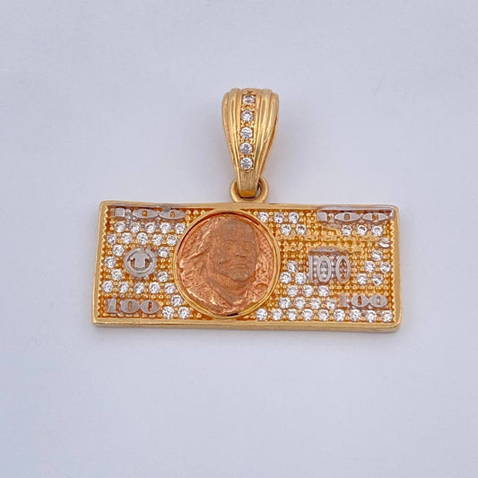 Dije Billeta Dólar 3.55gr / Tres Oros 18K %