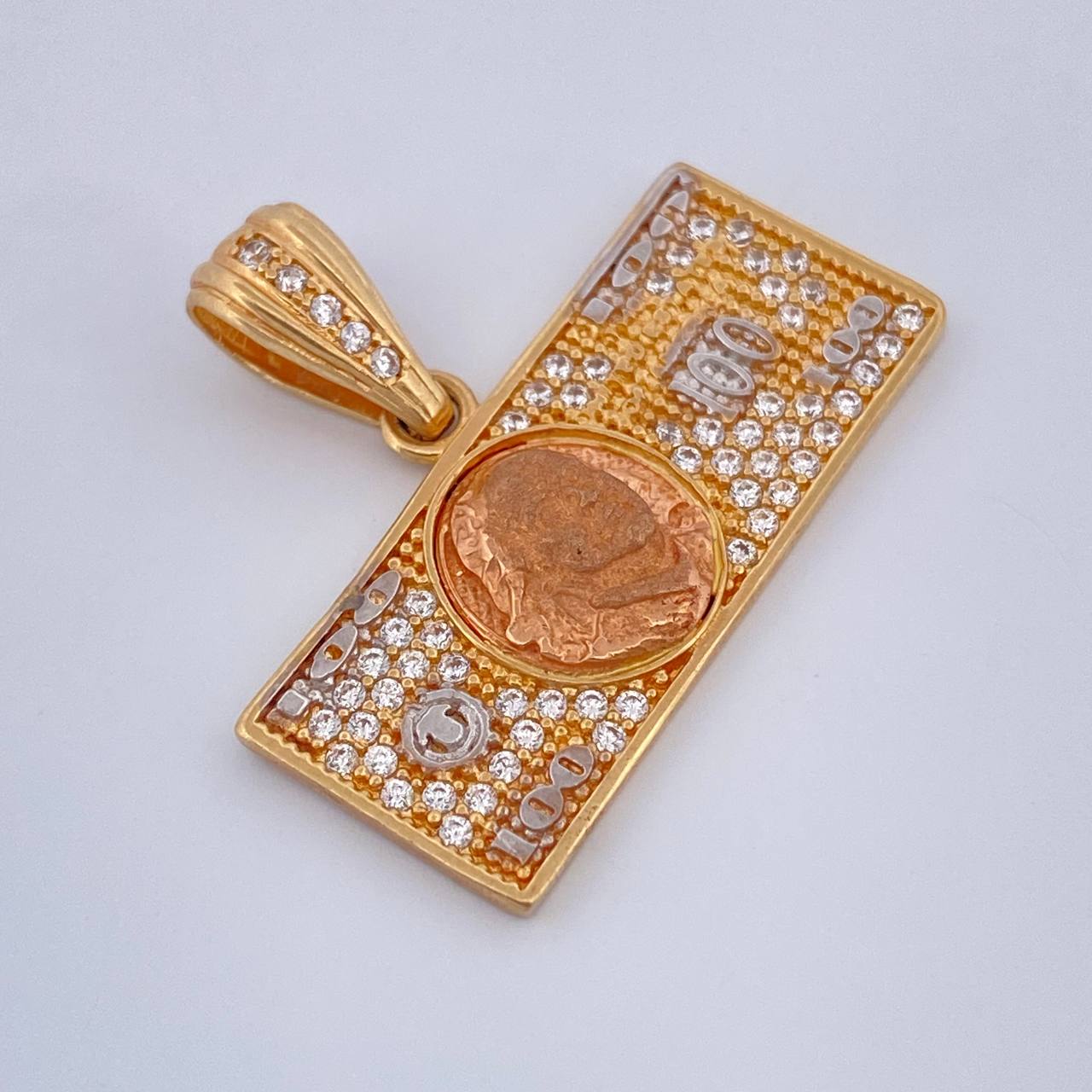 Dije Billeta Dólar 3.55gr / Tres Oros 18K %