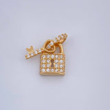 Dije Candado 1.05gr / Oro Amarillo 18K %