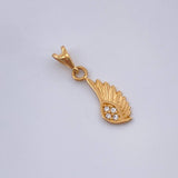 Pendant Wing 0.45gr / Yellow Gold 18K %