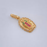 Dije Virgen De Guadalupe 1.15gr / 3/4 in / Oro Amarillo 18K $