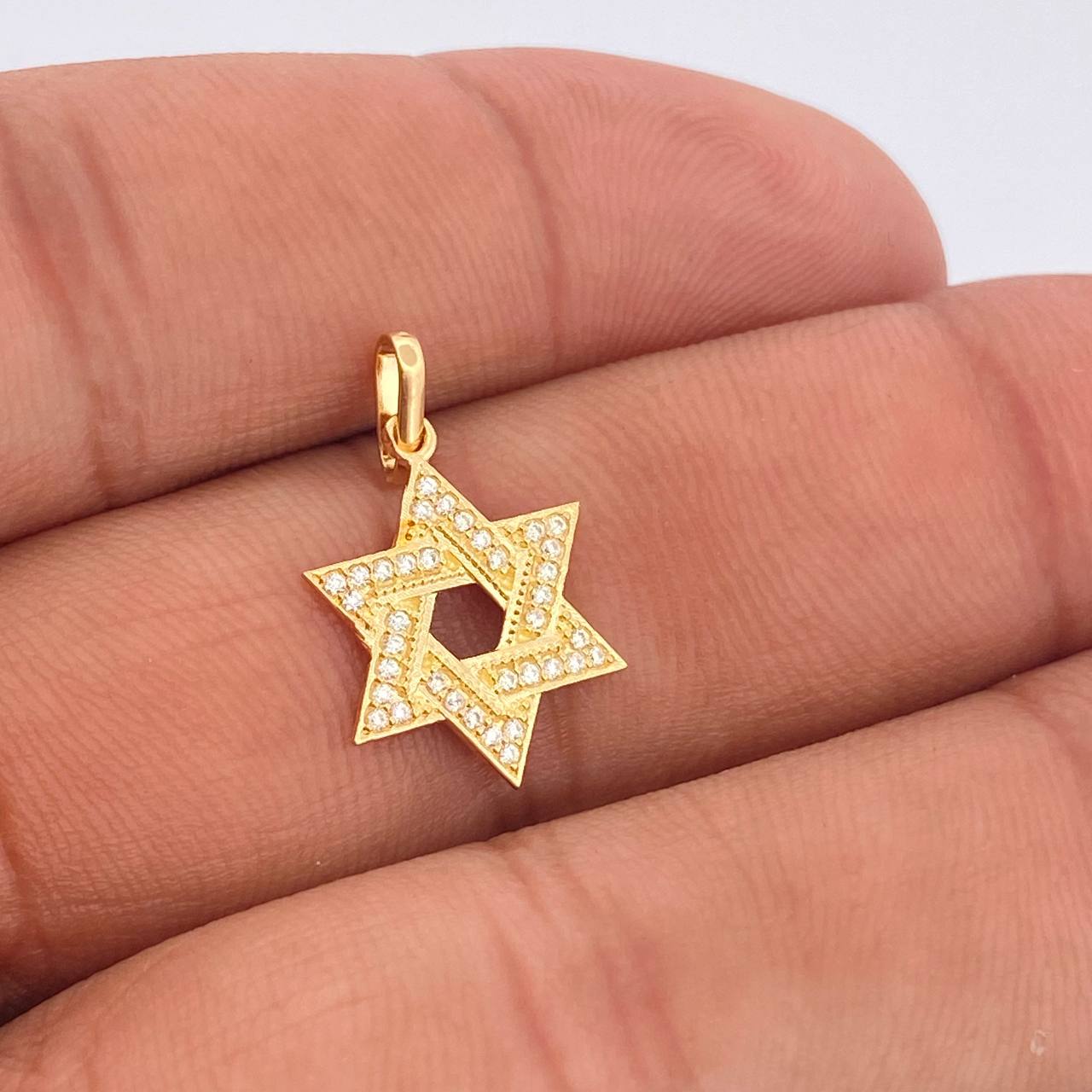 Dije Estrella De David 1.15gr / Oro Amarillo 18K %