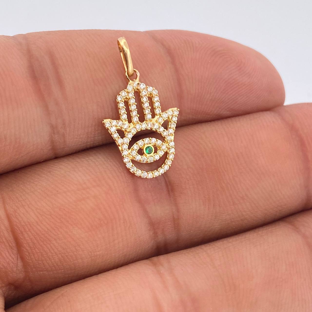 Dije Mano Hamsa 1.25gr / Oro Amarillo 18K %