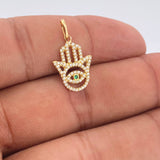 Dije Mano Hamsa 1.25gr / Oro Amarillo 18K %