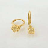 Candongas Oso TS Colgante 1.5gr / 3/4 in / Oro Amarillo 18K ©