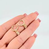 Candongas Oso TS Colgante 1.5gr / 3/4 in / Oro Amarillo 18K ©