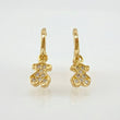 Candongas Oso TS Colgante 1.5gr / 3/4 in / Oro Amarillo 18K ©