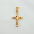 Clover Cross Pendant 1.1 g / 1 in Yellow Gold 18K