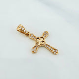 Clover Cross Pendant 1.1 g / 1 in Yellow Gold 18K