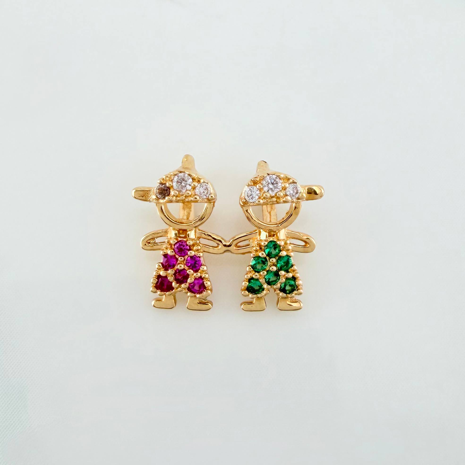 Dije Silueta Niños 0.9 g / 1/2 in Oro Amarillo 18K