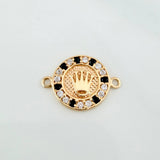 Charm Corona 1.35 g / 3/4 in Yellow Gold 18K