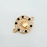 Charm Corona 1.35 g / 3/4 in Yellow Gold 18K