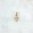 Pendant Dense Cross 0.65gr / 1.8cm / 18K Gold