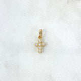Pendant Dense Cross 0.65gr / 1.8cm / 18K Gold