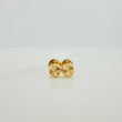 Circle Stud Earrings 0.55gr / 4.96mm Yellow Gold 18K %