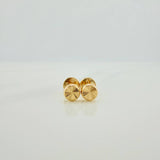 Circle Stud Earrings 0.55gr / 4.96mm Yellow Gold 18K %